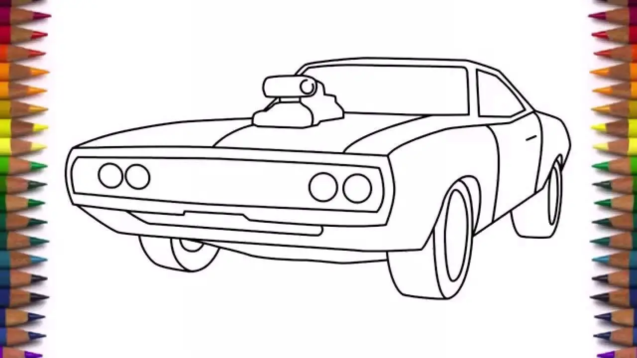 Read more about the article Master The Art: How To Draw A 1970 Dodge Charger Step-By-Step