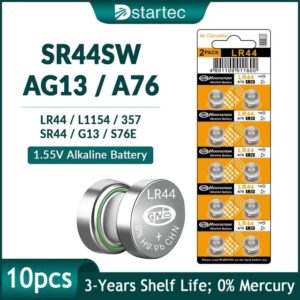 Read more about the article Ultimate Ag13 Sg13 Lr1154 Sr44 Sr44Sw 303 357 A76 Lr44 Battery Guide