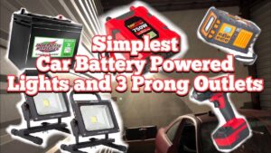 Read more about the article How To Power Lights: Car Battery Guide