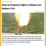 Putting Out A Lithium Ion Battery Fire: Effective Methods