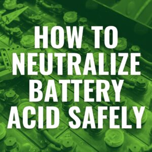 Read more about the article Effective Battery Acid Neutralization Using Baking Soda