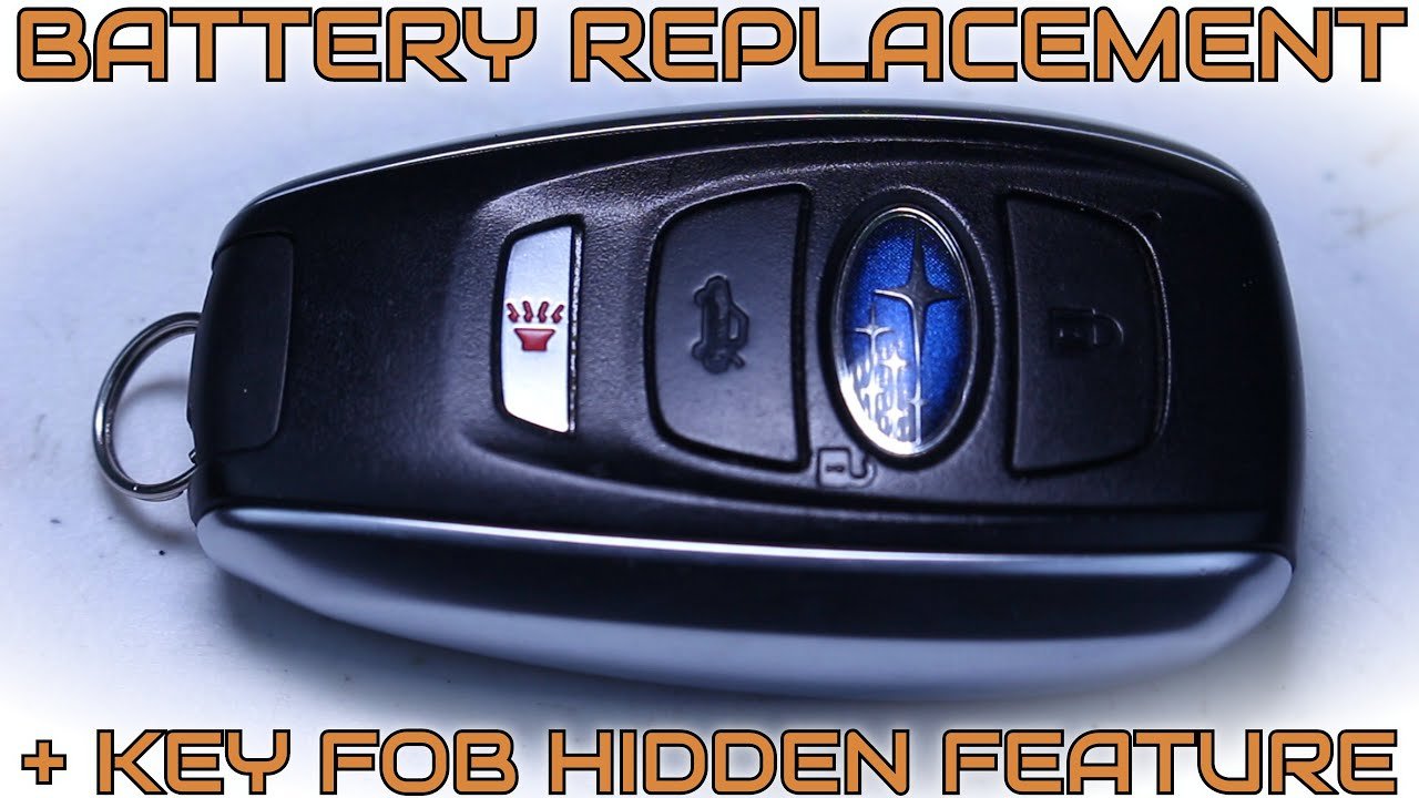 Read more about the article Effortlessly Replace Subaru Key Fob Battery: Step-By-Step Guide