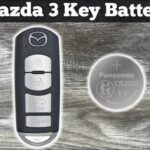 Mazda 3 Key Fob Battery Replacement Guide For Owners