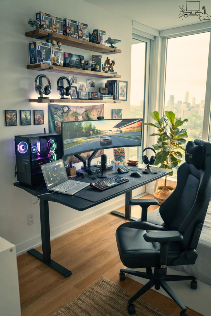 Gaming Desk Setup Small Bedroom Ideas