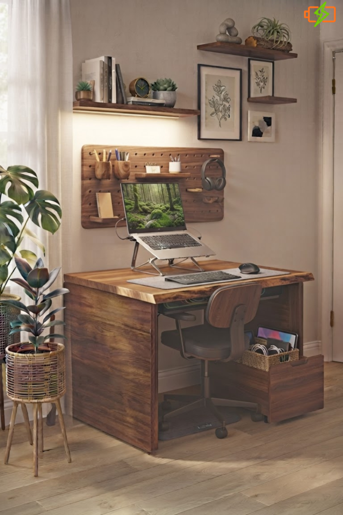 Small Work Office Desk Setup Ideas for Small Spaces Diy