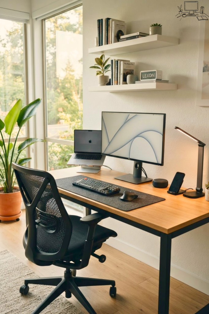 Smart Home Office Desk Setup Work Stations