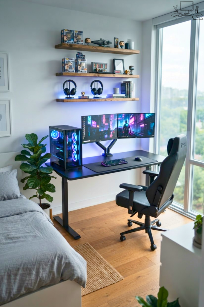 Gaming Desk Setup Small Bedroom Ideas