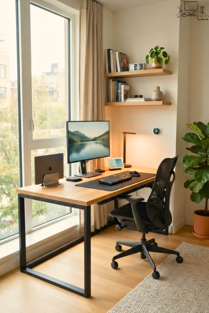 Smart Home Office Desk Setup Work Stations