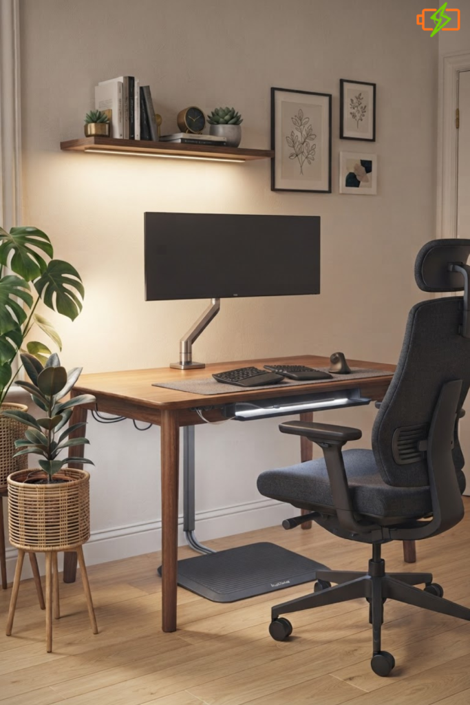 Small Work Office Desk Setup Ideas for Small Spaces Diy