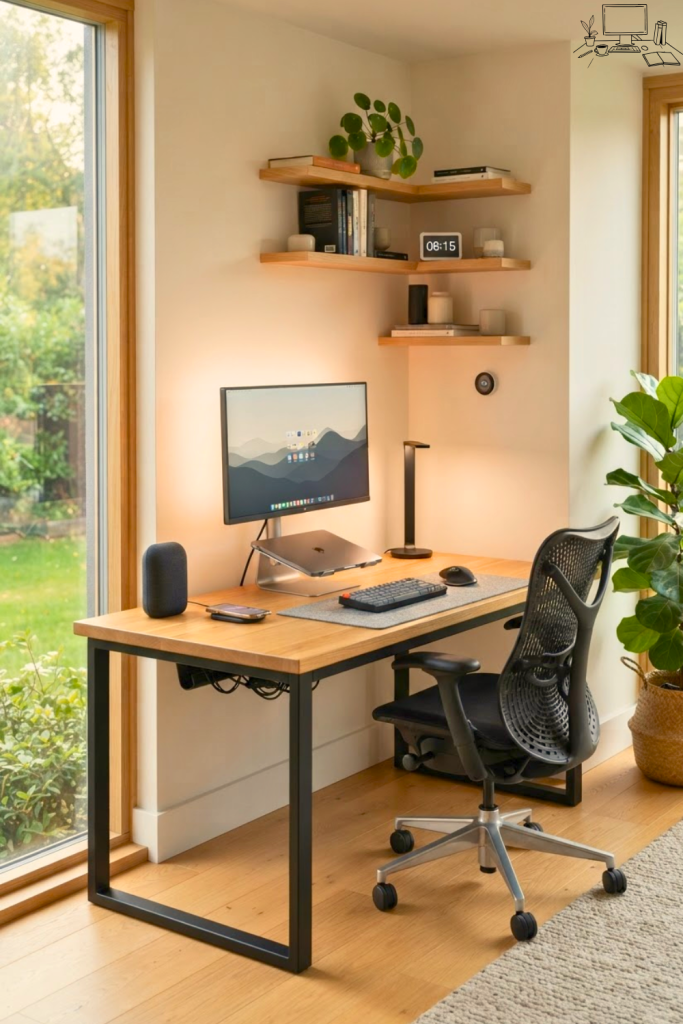 Smart Home Office Desk Setup Work Stations