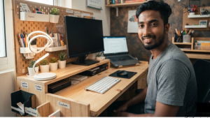 Small Work Office Desk Setup Ideas for Small Spaces Diy