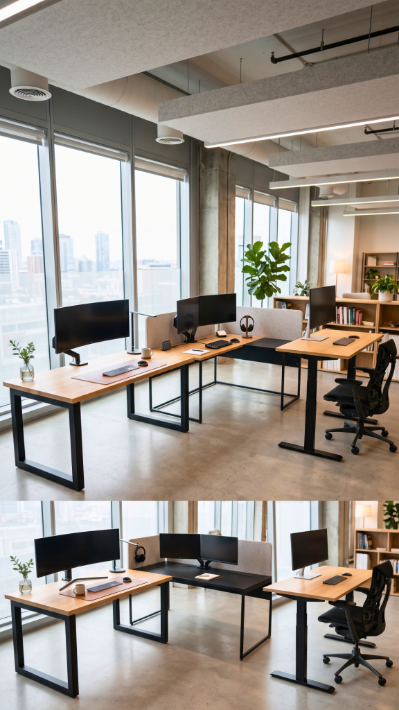Modern Office Desk Setup Workspace Inspiration