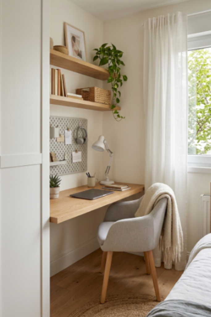 Cozy Small Bedroom Workspace Ideas