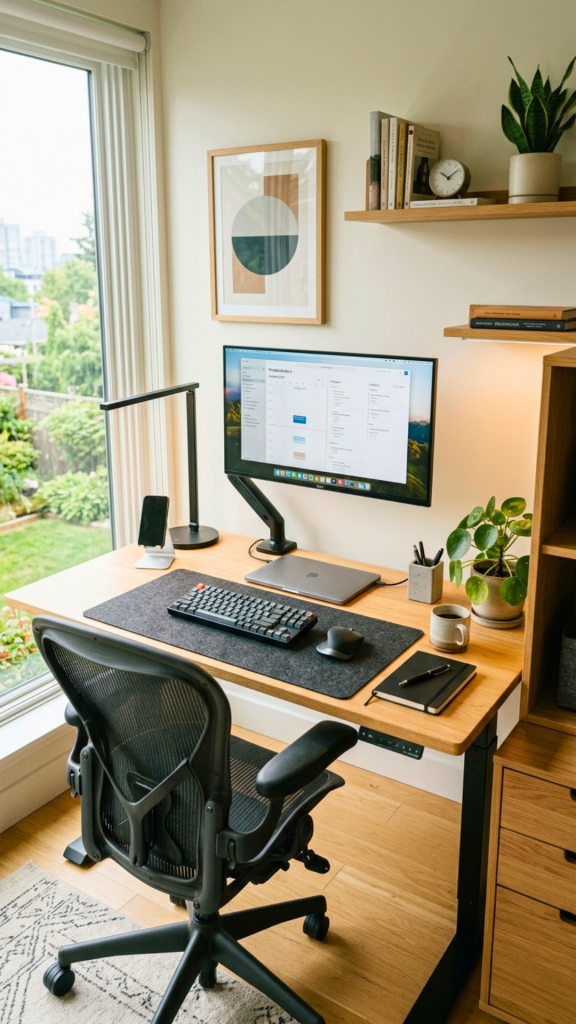 Modern Office Desk Setup Workspace Inspiration