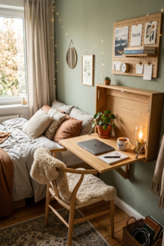 Cozy Small Bedroom Workspace Ideas