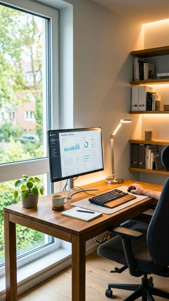 Modern Office Desk Setup Workspace Inspiration