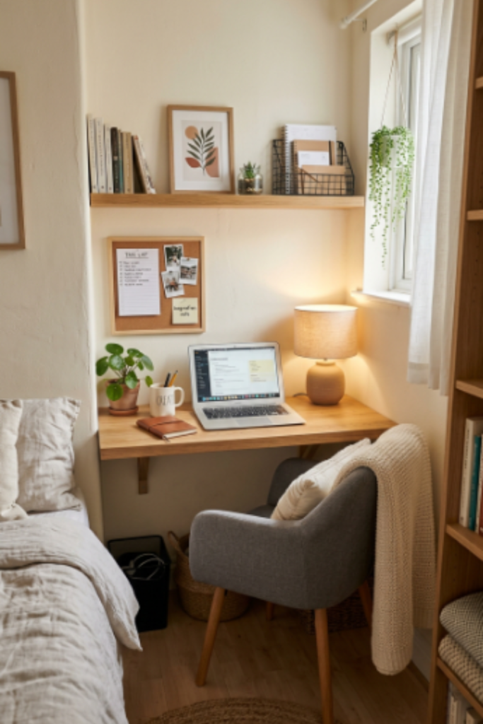 Cozy Small Bedroom Workspace Ideas