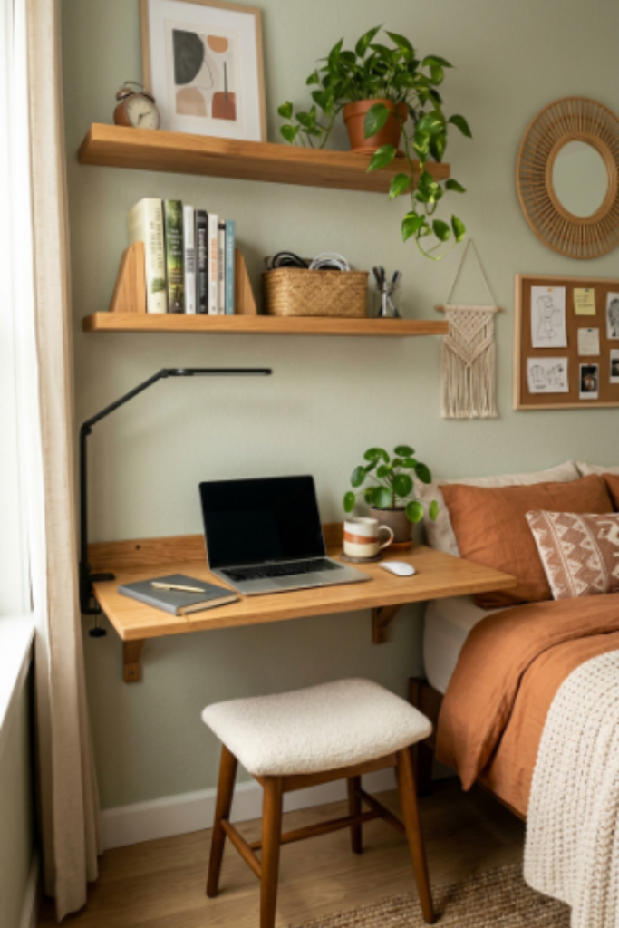 Cozy Small Bedroom Workspace Ideas