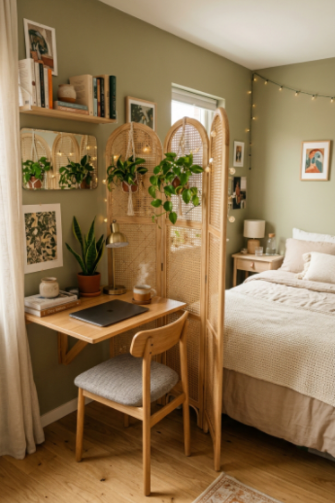 Cozy Small Bedroom Workspace Ideas