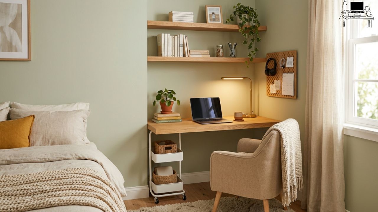 Cozy Small Bedroom Workspace Ideas
